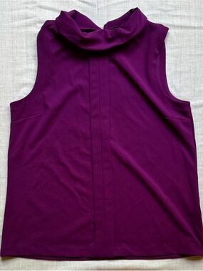 Banana Republic Sleeveless Cowl Neck Camisole in Plum